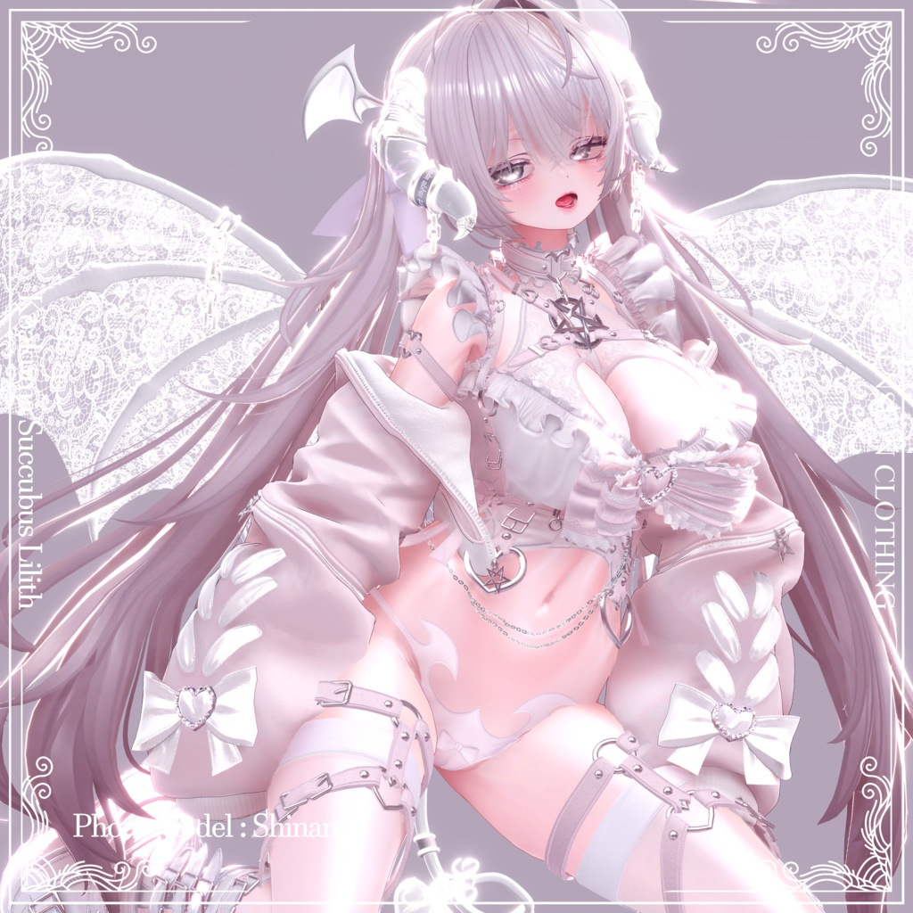 2024年第10弾『小悪魔サキュバス - リリス - 』Koakuma Succubus Lilith💜 EXTENSION CLOTHING xサキュバス酒場コラボ衣装