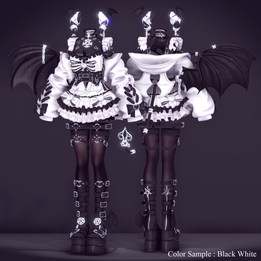 2024年第10弾『小悪魔サキュバス - リリス - 』Koakuma Succubus Lilith💜 EXTENSION CLOTHING xサキュバス酒場コラボ衣装