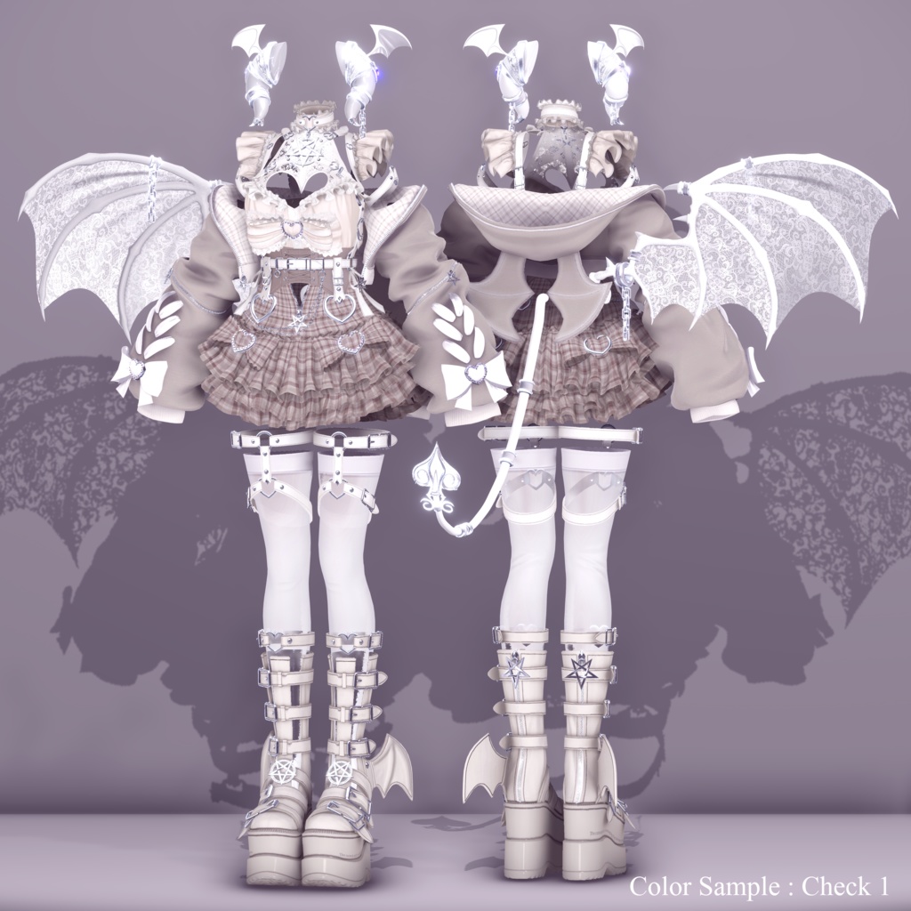 2024年第10弾『小悪魔サキュバス - リリス - 』Koakuma Succubus Lilith💜 EXTENSION CLOTHING xサキュバス酒場コラボ衣装