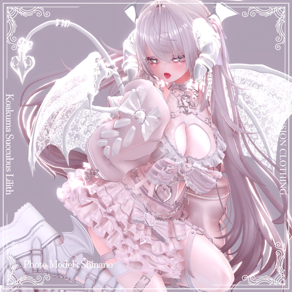 2024年第10弾『小悪魔サキュバス - リリス - 』Koakuma Succubus Lilith💜 EXTENSION CLOTHING xサキュバス酒場コラボ衣装
