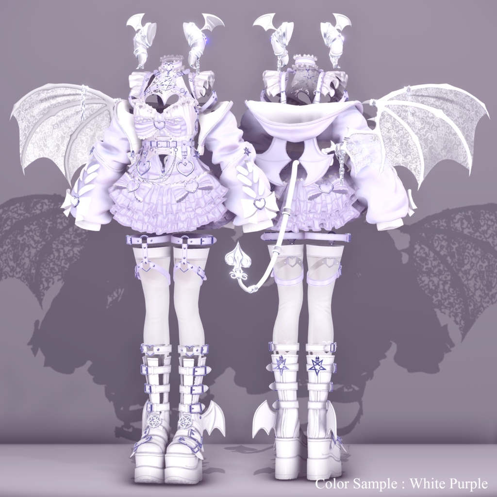 2024年第10弾『小悪魔サキュバス - リリス - 』Koakuma Succubus Lilith💜 EXTENSION CLOTHING xサキュバス酒場コラボ衣装