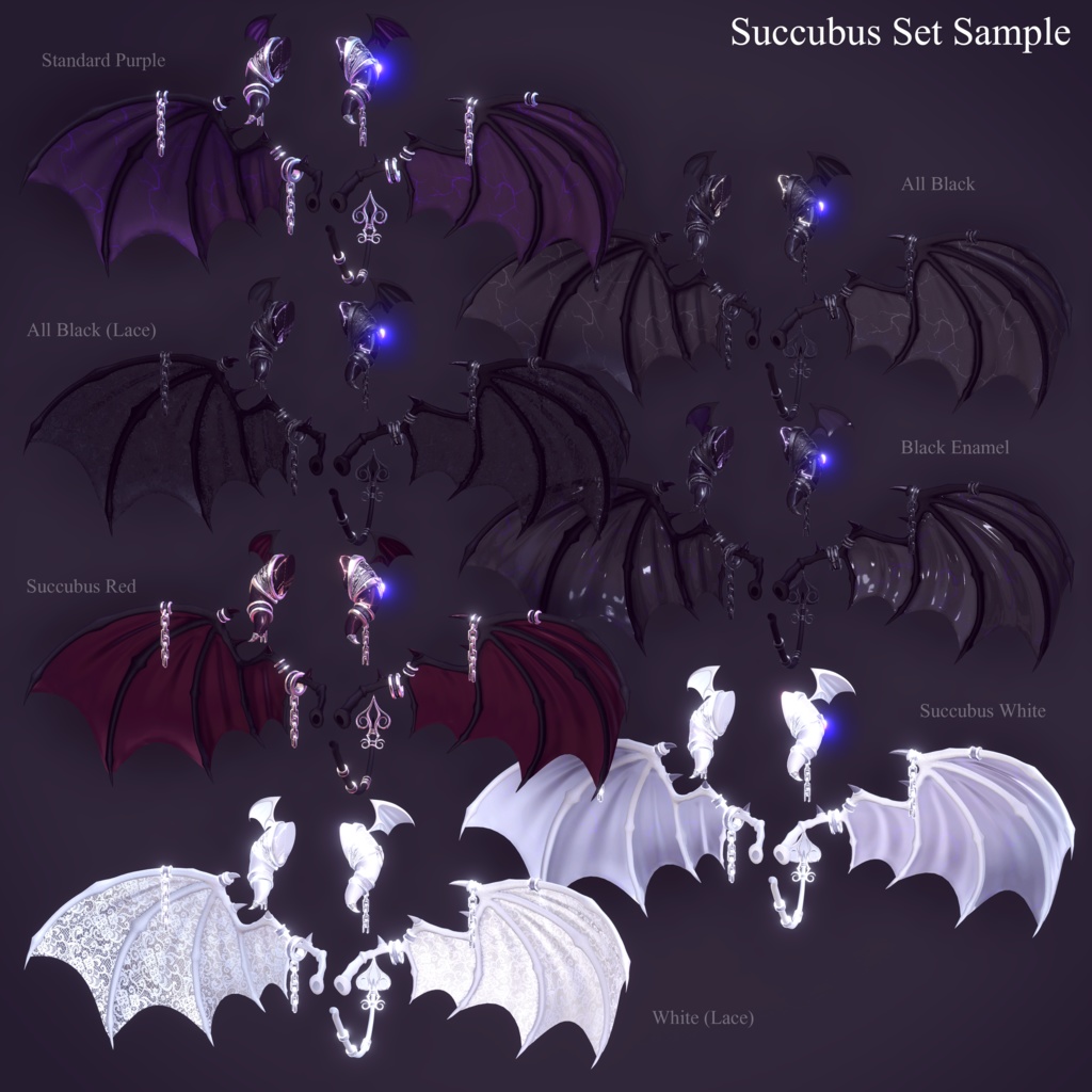 2024年第10弾『小悪魔サキュバス - リリス - 』Koakuma Succubus Lilith💜 EXTENSION CLOTHING xサキュバス酒場コラボ衣装