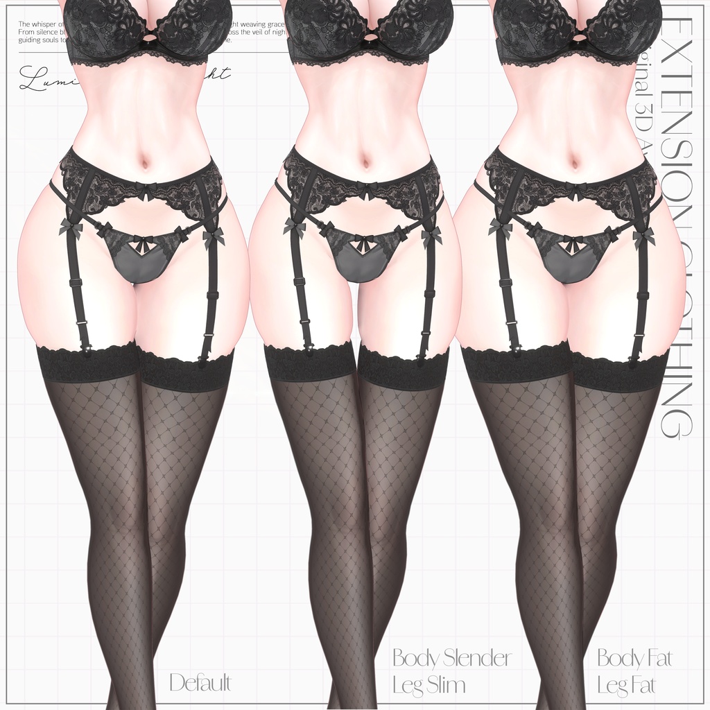 オリジナル3Dアバター『ルミナ - LUMINA』💎