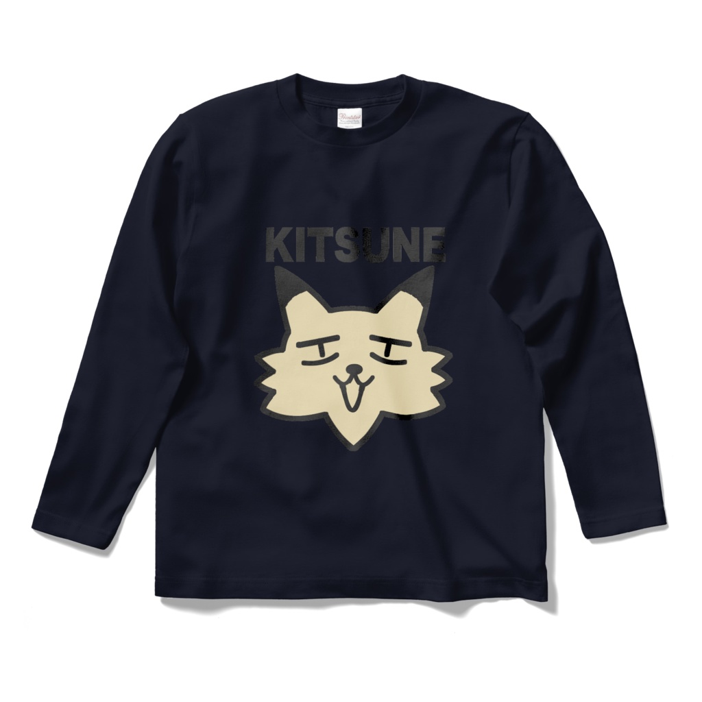 クソダサKITSUNEロンT(ブラック・ネイビー・ホワイト)