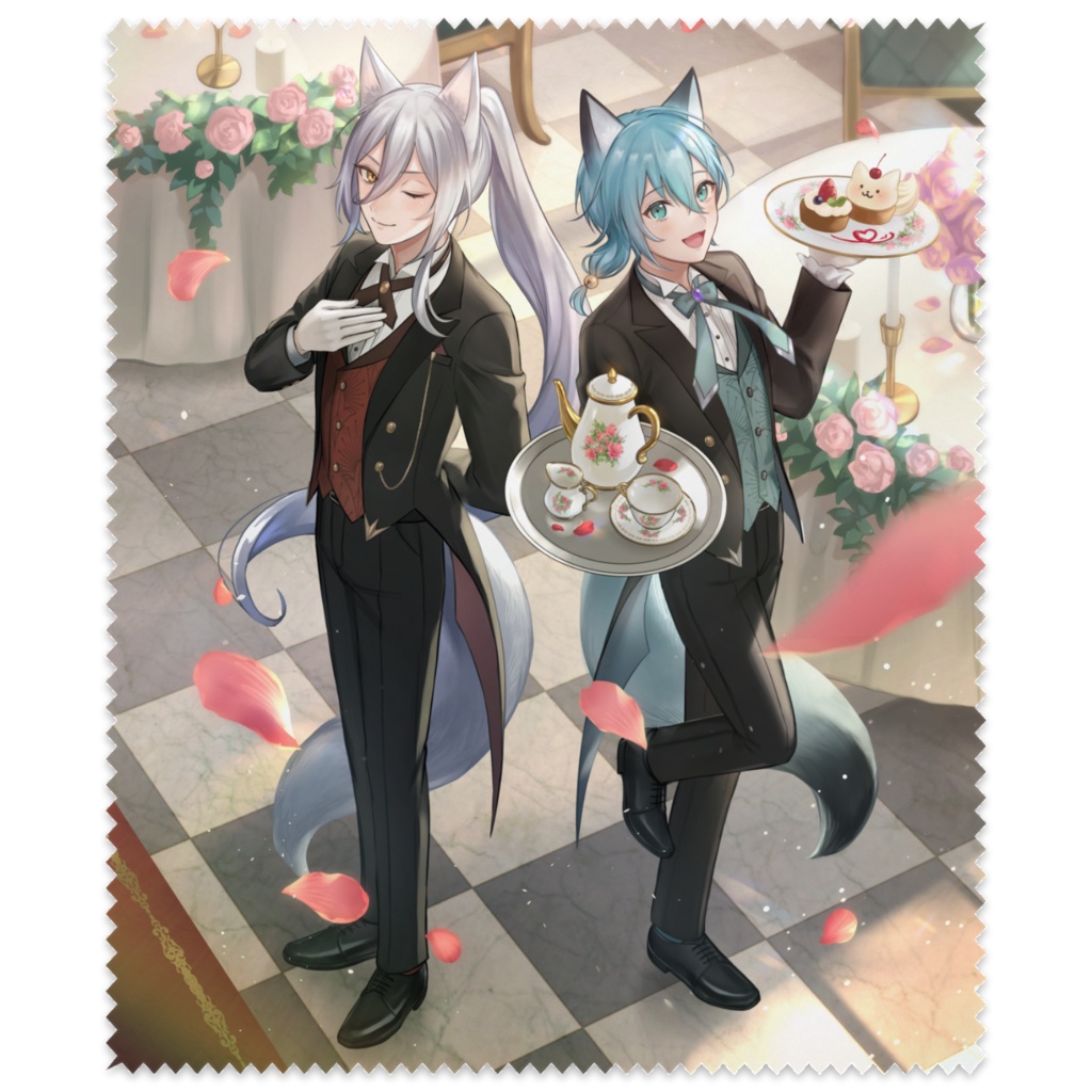 狐兄弟メガネ拭き