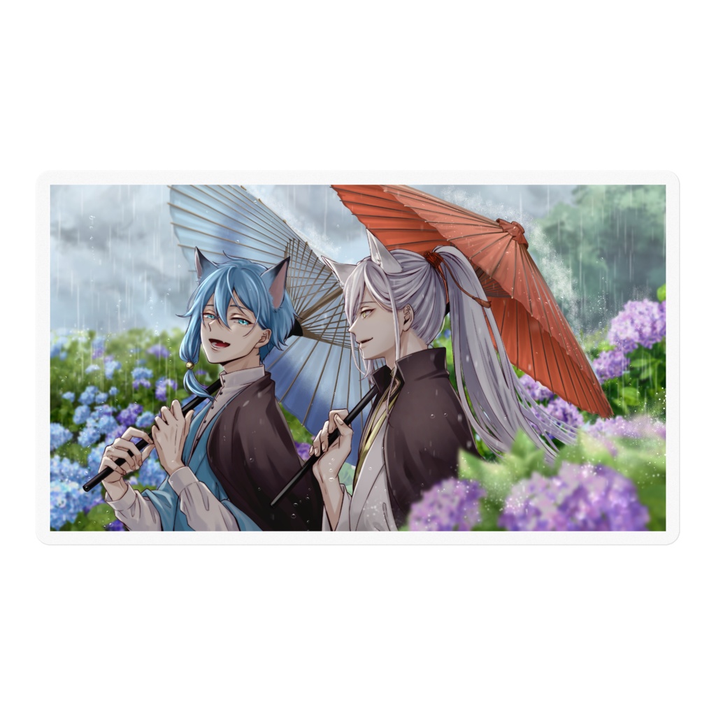 狐兄弟イラストステッカー(5+2種)