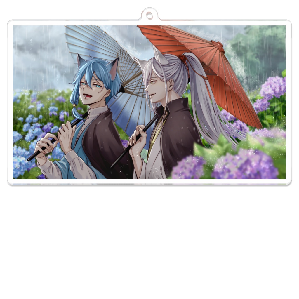 狐兄弟イラストアクリルキーホルダー(5+2種)