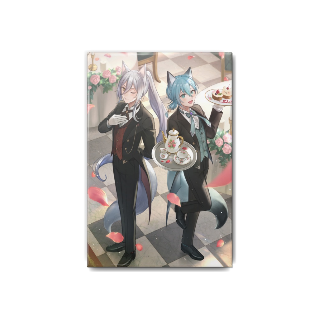 狐兄弟イラスト缶バッジ(4+1種)