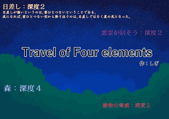 Travel of Four elementals