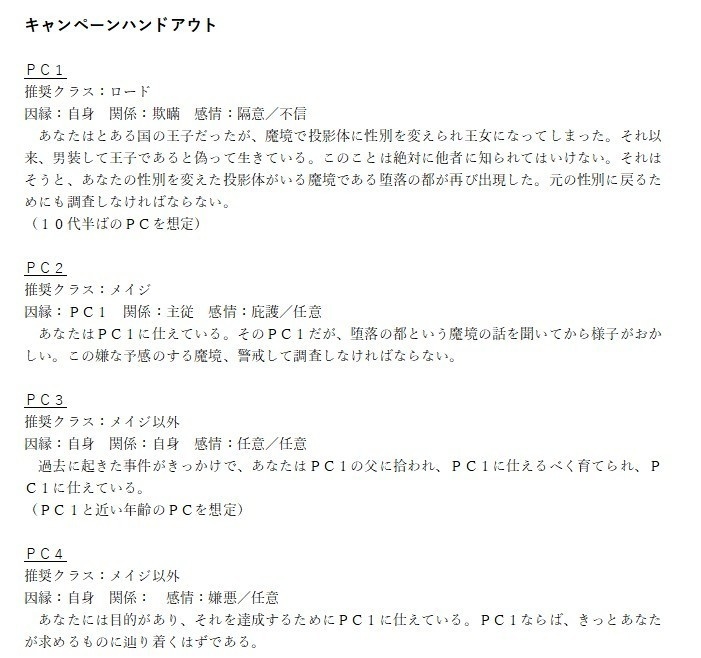 グランクレスト シナリオ 「男装TS王女と堕落の都 」