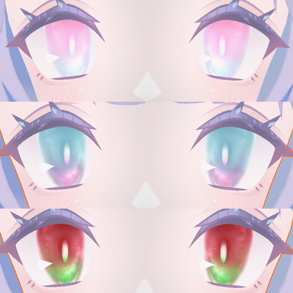 【あのめあちゃん対応】milkyway eye texture