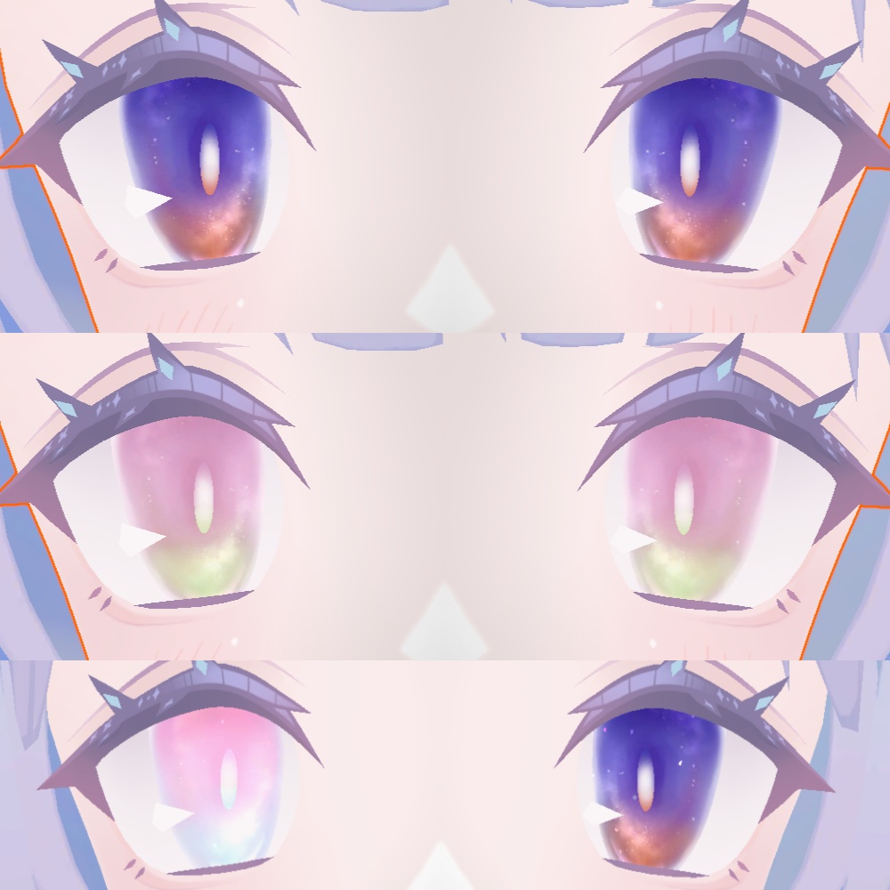 【あのめあちゃん対応】milkyway eye texture