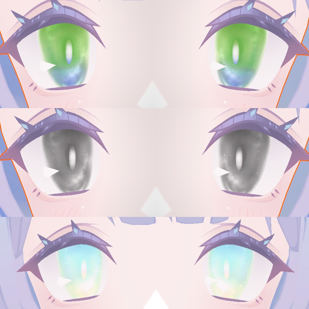 【あのめあちゃん対応】milkyway eye texture