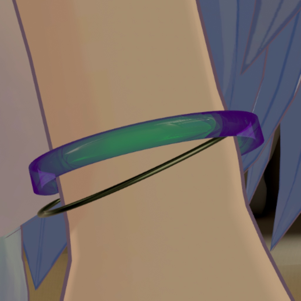 ぽわぽわ光るブレスレット