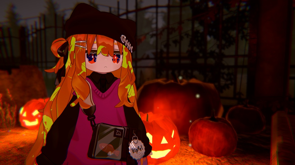 【キプフェル対応】 動く!ハロウィンアイテクスチャ