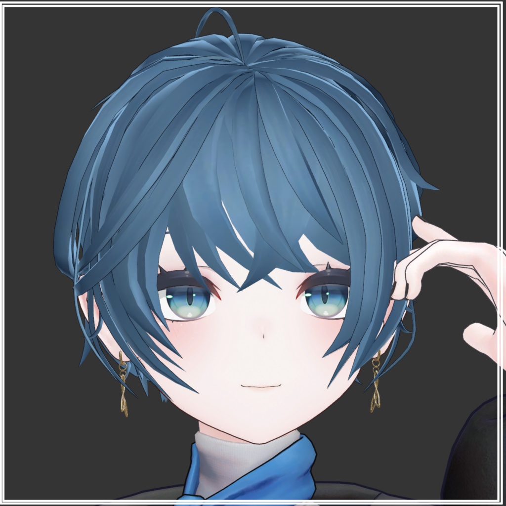 【VRChat】6アバター対応ShortHair