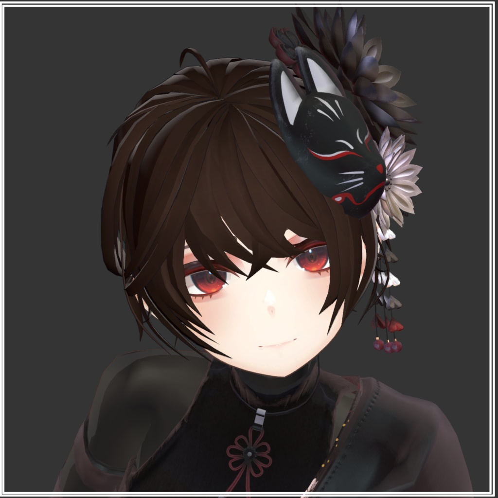 【VRChat】6アバター対応ShortHair