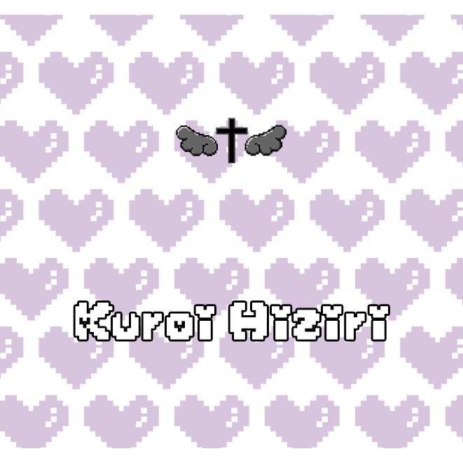 黒ヰ聖のドットアクリルフィギュア