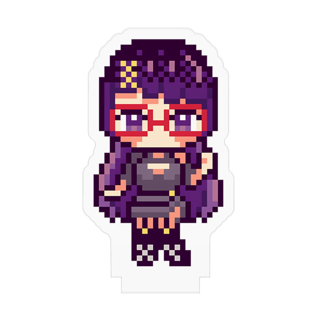 黒ヰ聖のドットアクリルフィギュア