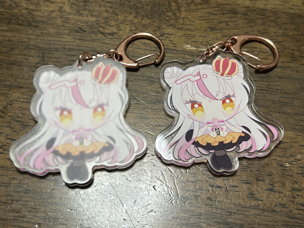 【在庫放出】鵺本ねむ両面アクリルキーホルダー(厚)