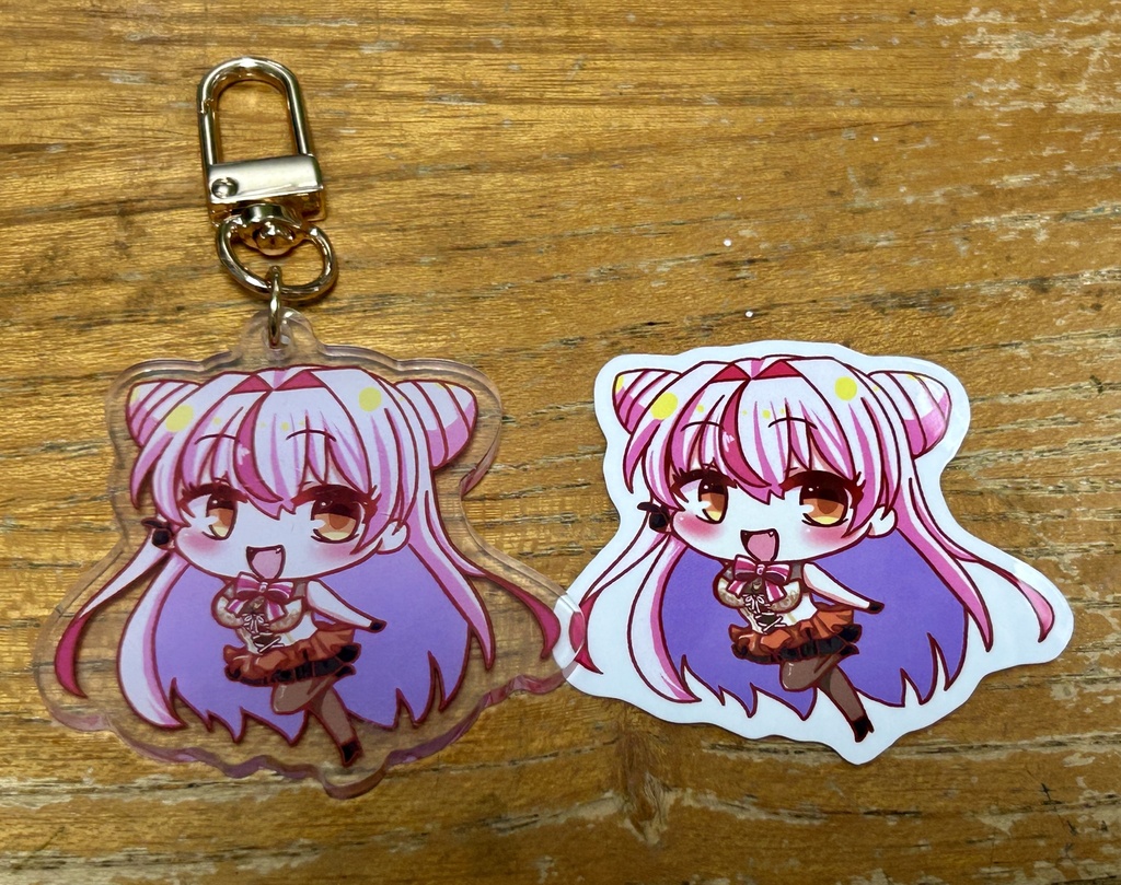 ぬえぼんアクキー＆シールセット