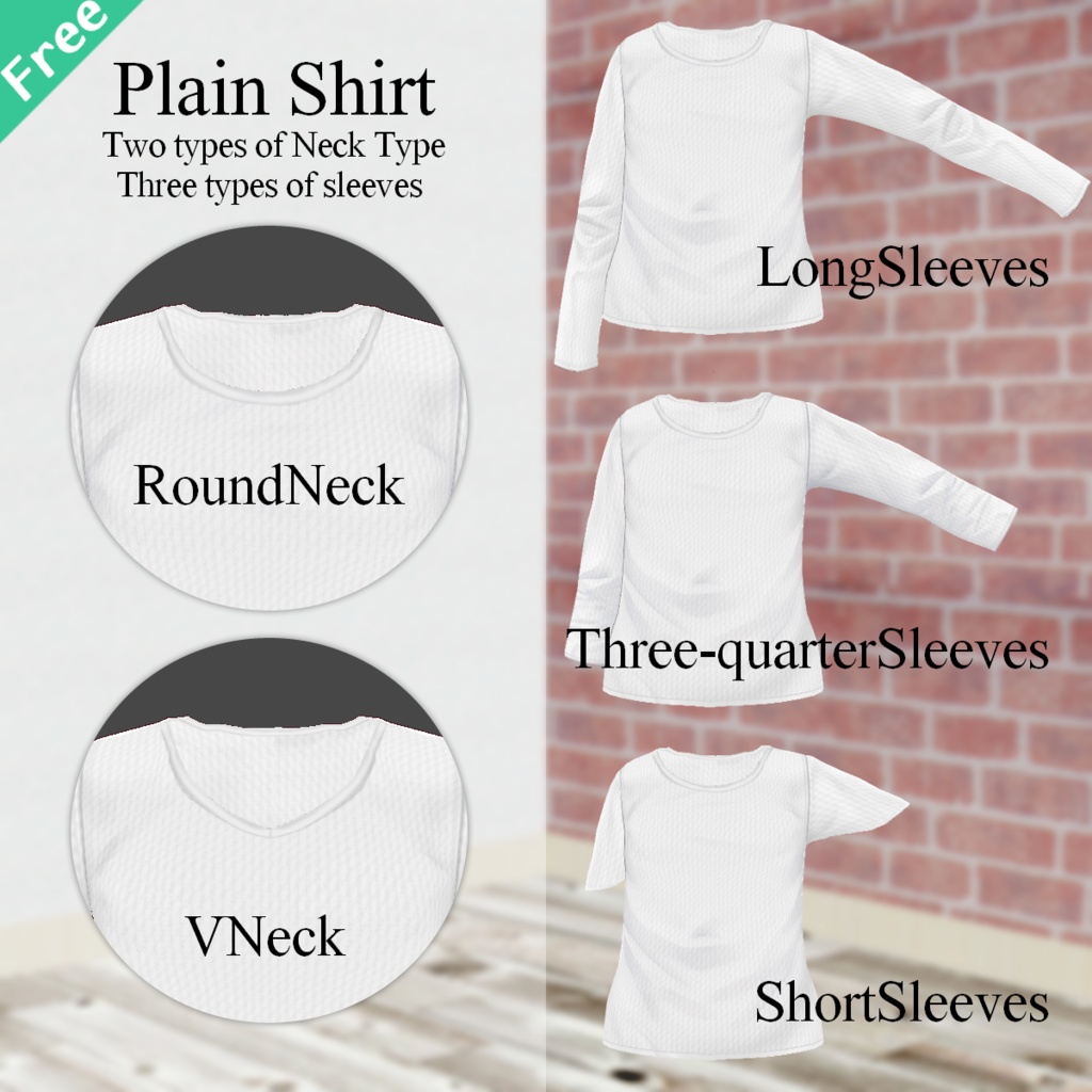 無料【VRoid】LongDenimVest 5color ロングデニムベスト【テクスチャ】