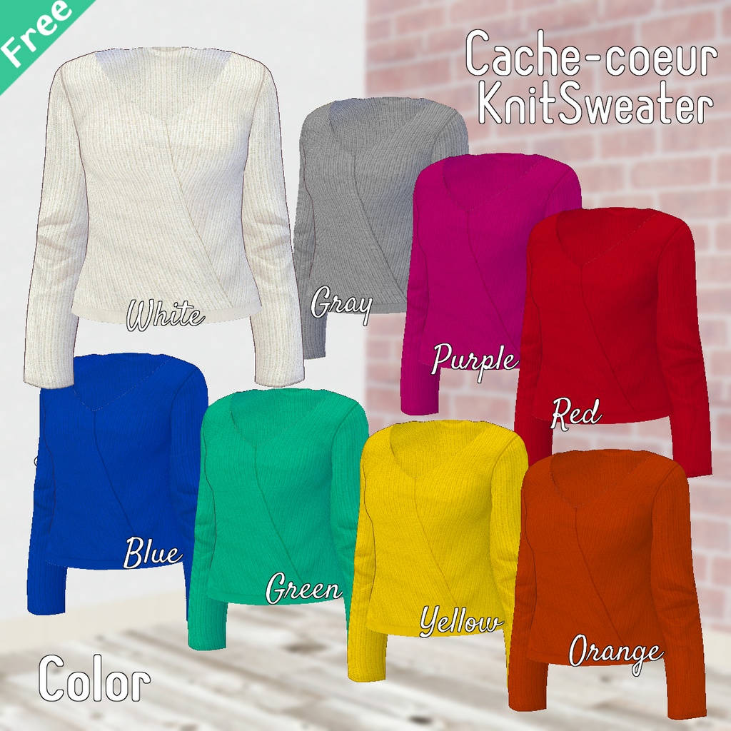 無料【VRoid】LongDenimJacket 5color ロングデニムジャケット【テクスチャ】