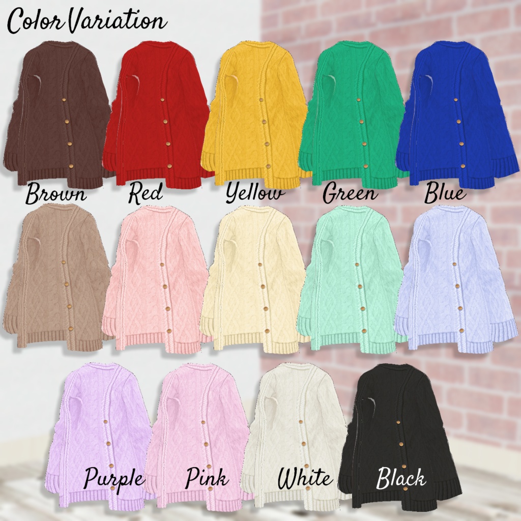 無料【VRoid】Classical French Girly Co-Ord Set【テクスチャ】Free