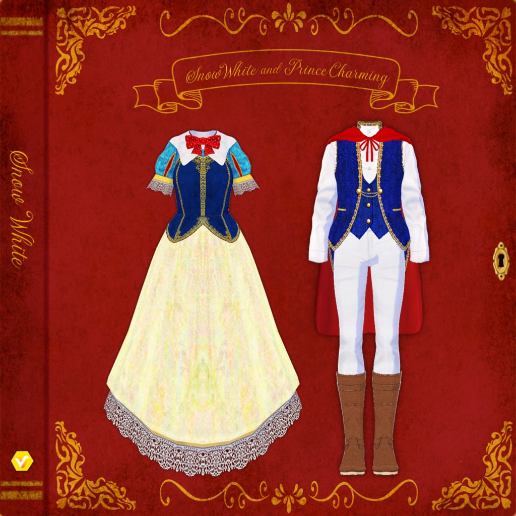 【VRoid】Snow White 白雪姫風【テクスチャ】