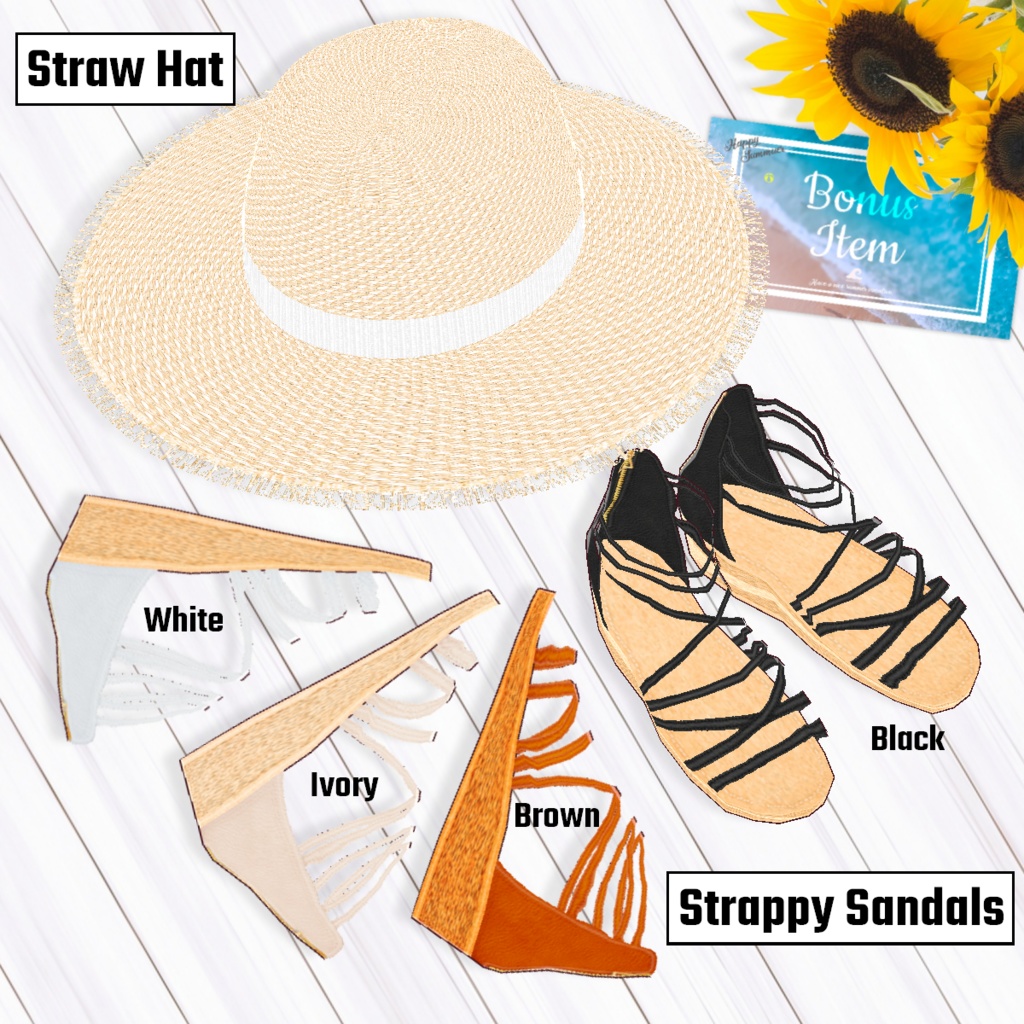 【VRoid】Denim SwimSuit 2pattern4Color デニム水着【テクスチャ】