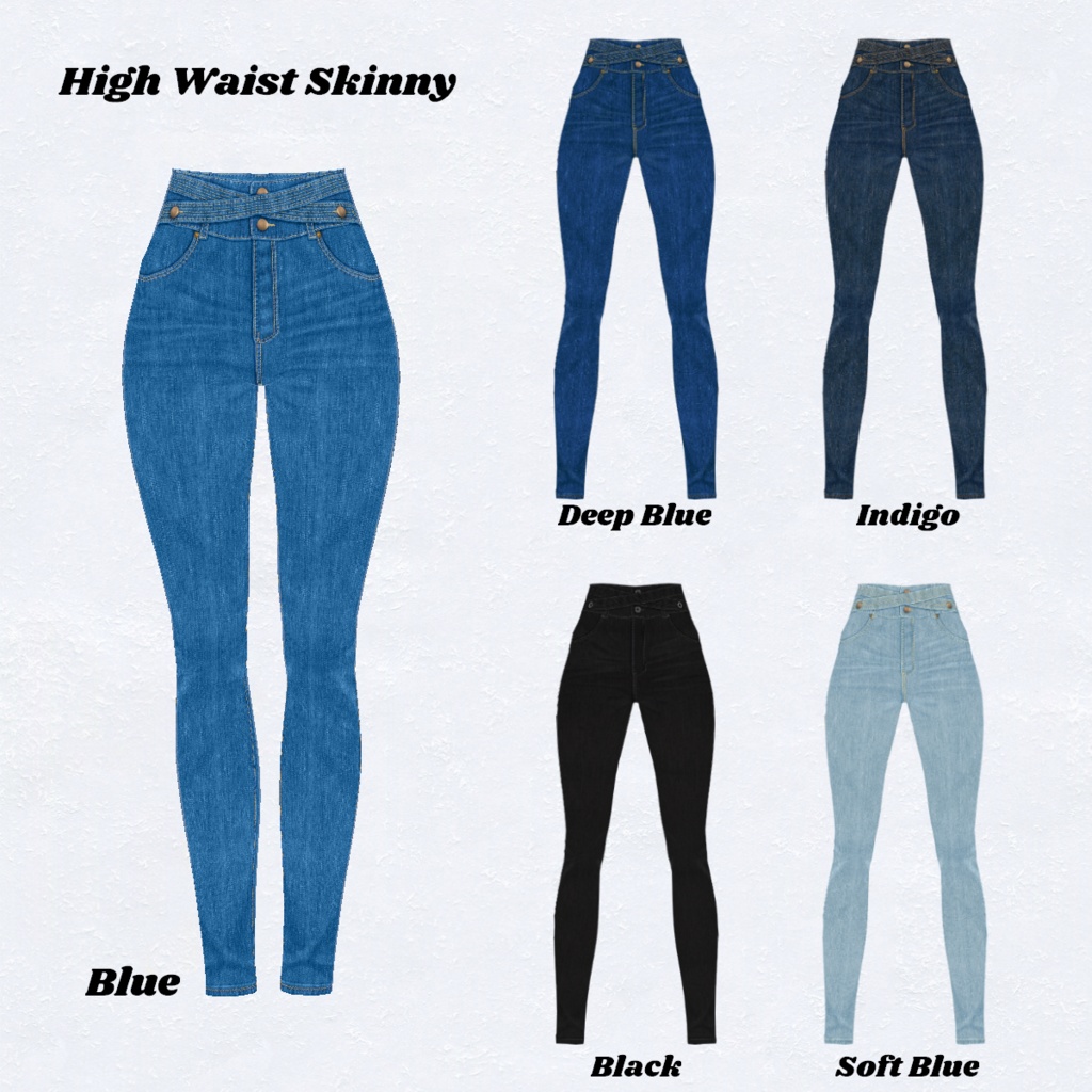 【VRoid】Knit Ensemble-Cardigan and Bustier 3Color ニットアンサンブル 【テクスチャ】