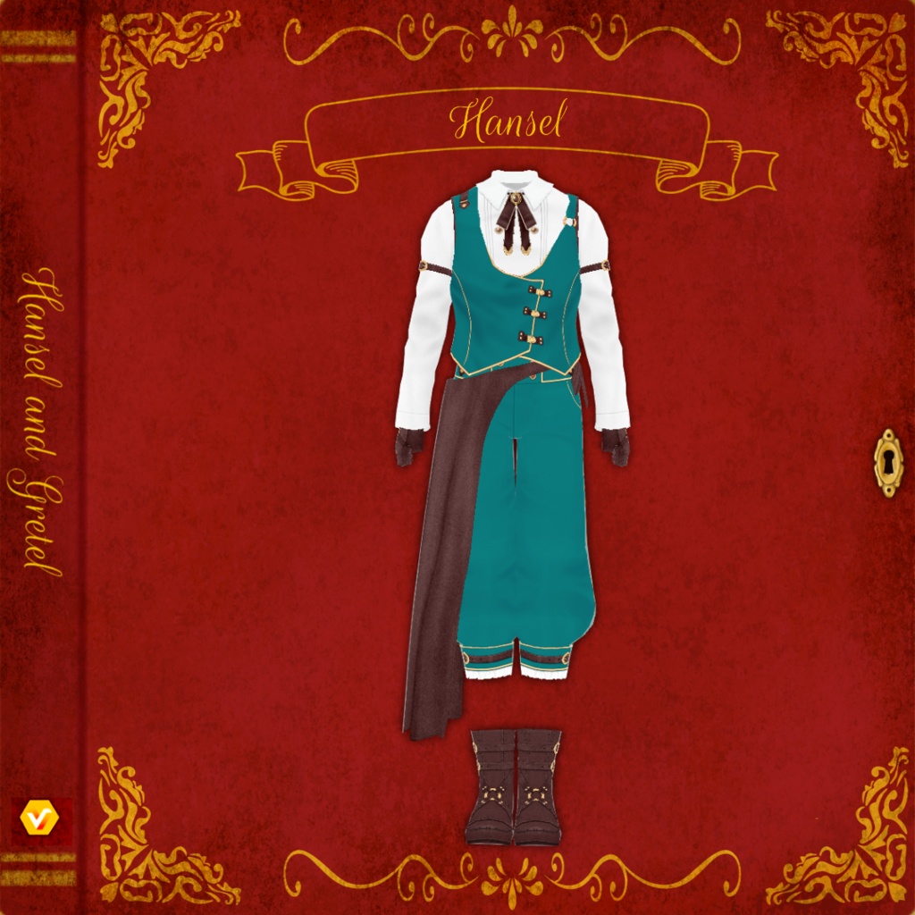 【VRoid】Hansel and Gretel『ヘンゼルとグレーテル風』【テクスチャ】