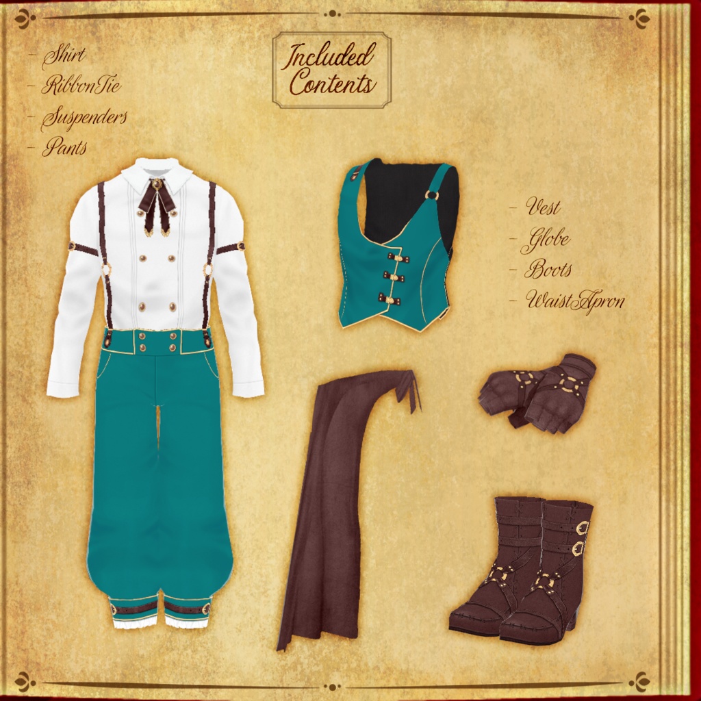 【VRoid】Hansel and Gretel『ヘンゼルとグレーテル風』【テクスチャ】