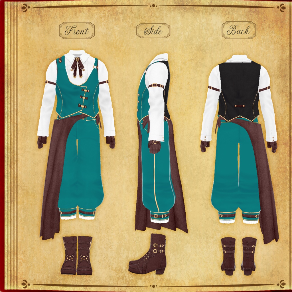 【VRoid】Hansel and Gretel『ヘンゼルとグレーテル風』【テクスチャ】