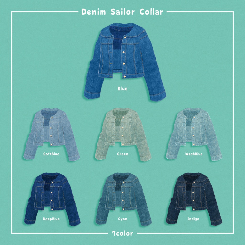 無料【VRoid】Feminine Co-OrdSet【テクスチャ】