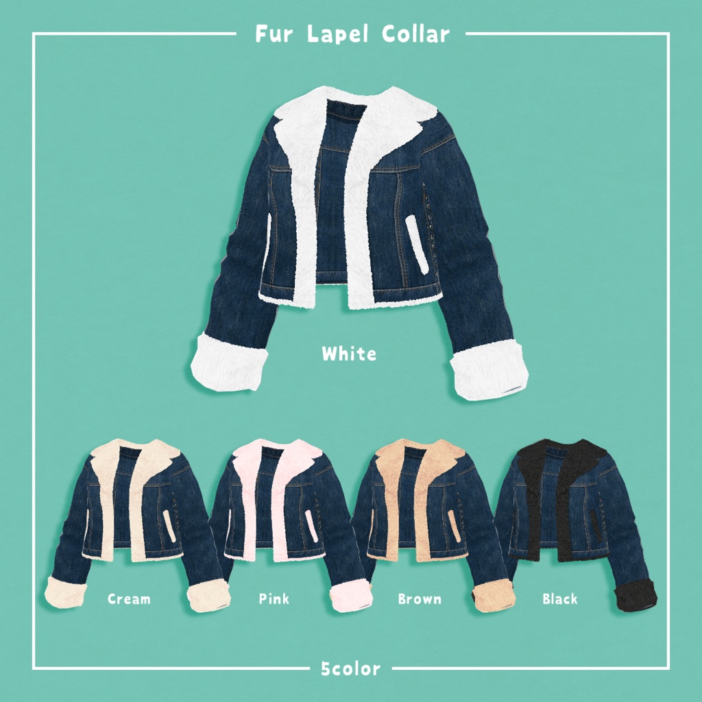 無料【VRoid】Feminine Co-OrdSet【テクスチャ】