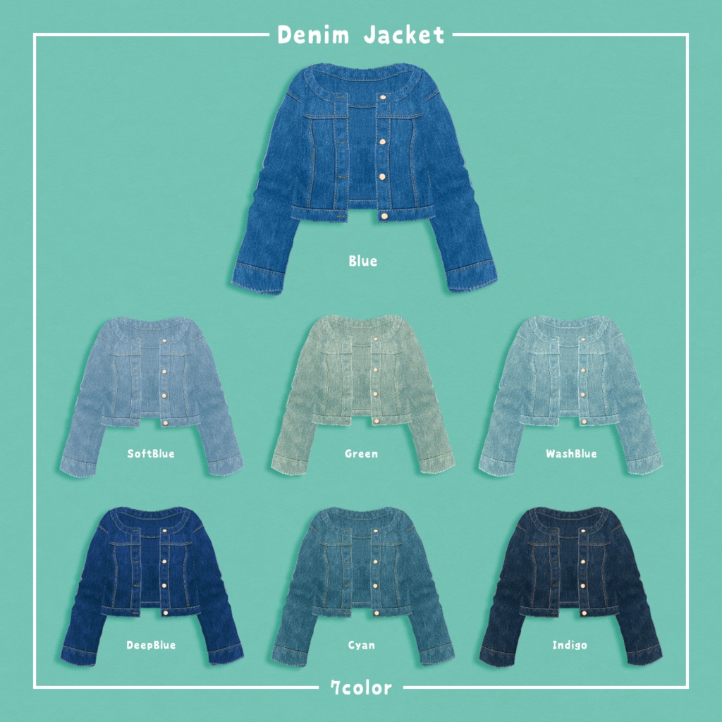 無料【VRoid】Feminine Co-OrdSet【テクスチャ】