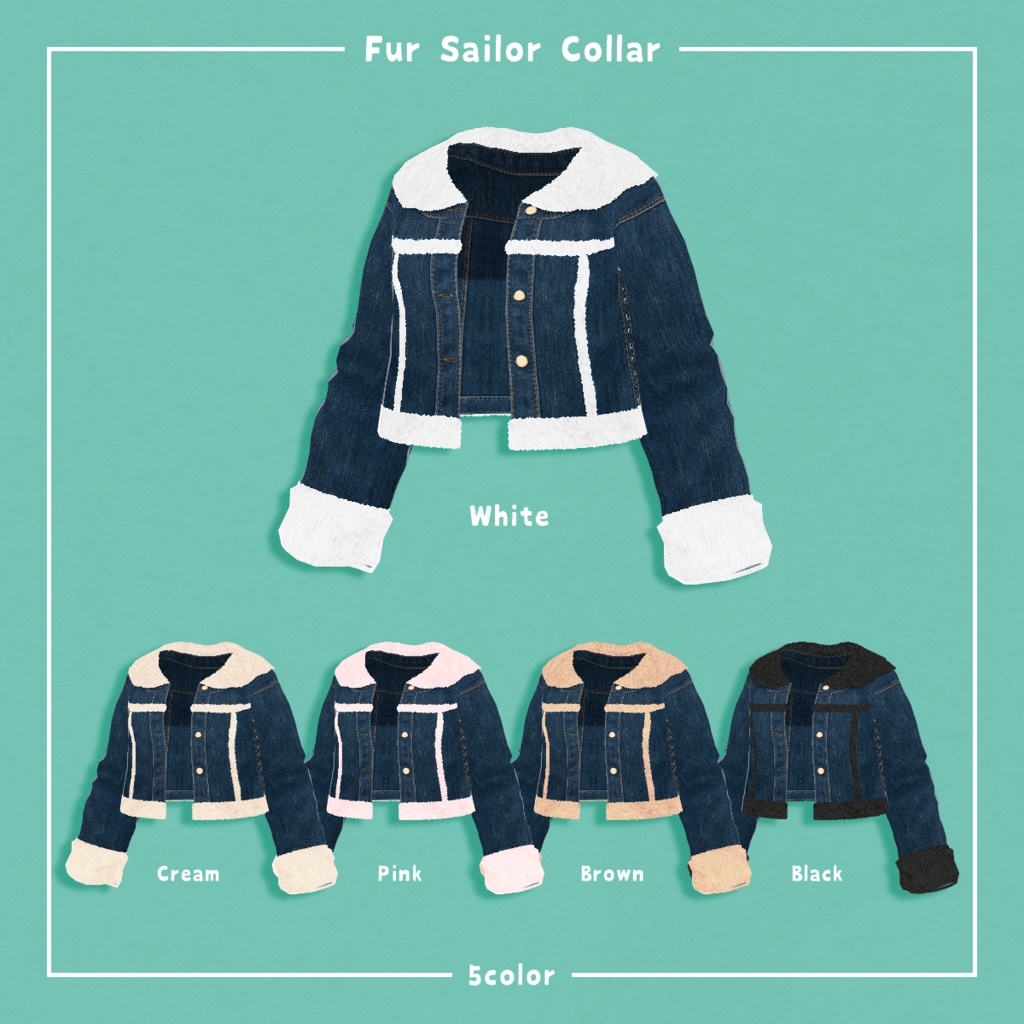 無料【VRoid】Feminine Co-OrdSet【テクスチャ】