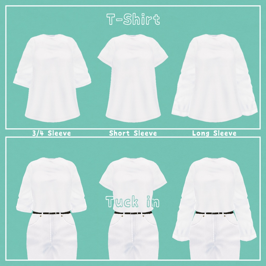 【VRoid】CoordinateSet / コーディネートセット【テクスチャ】