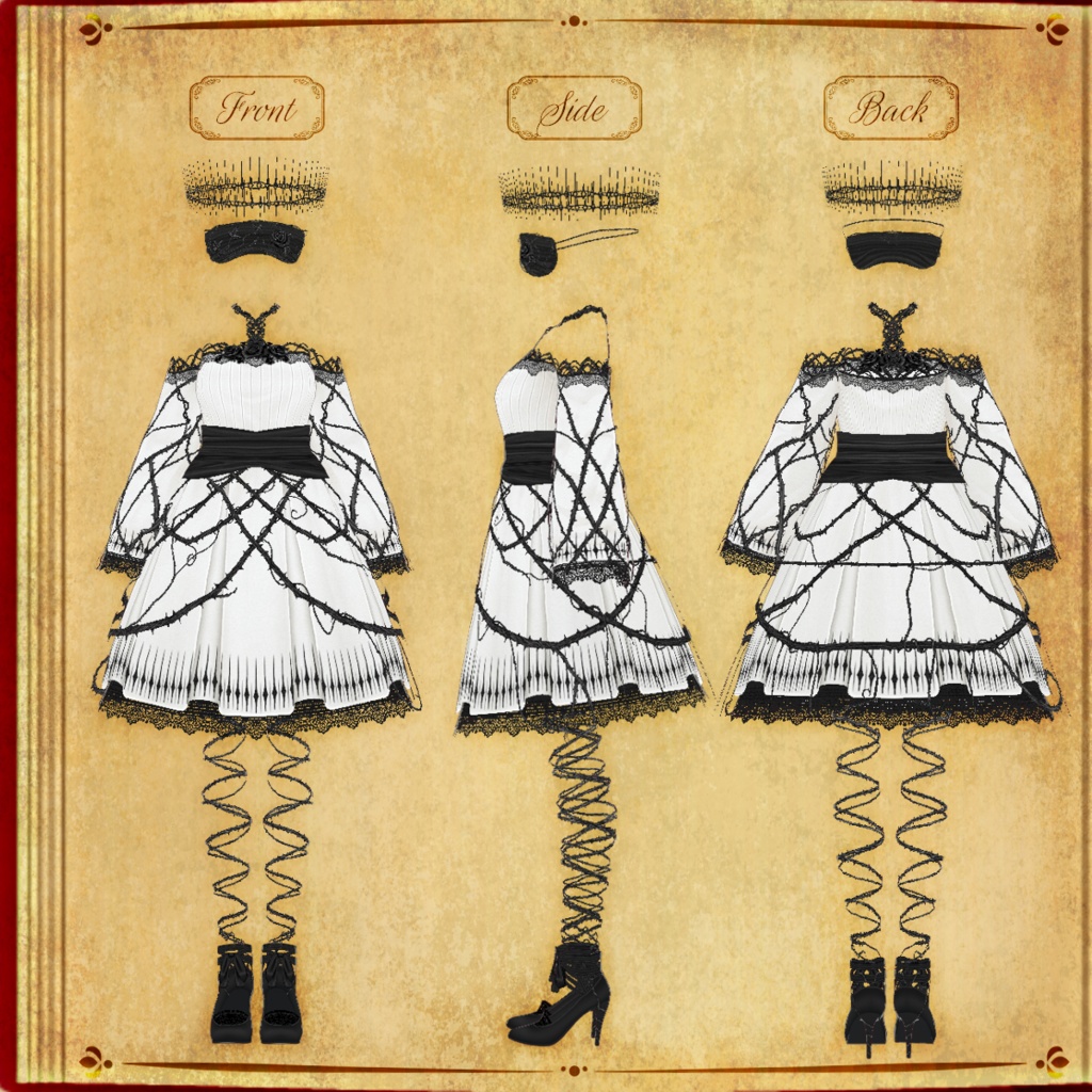 【VRoid】Briar-Rose『いばら姫』【テクスチャ】