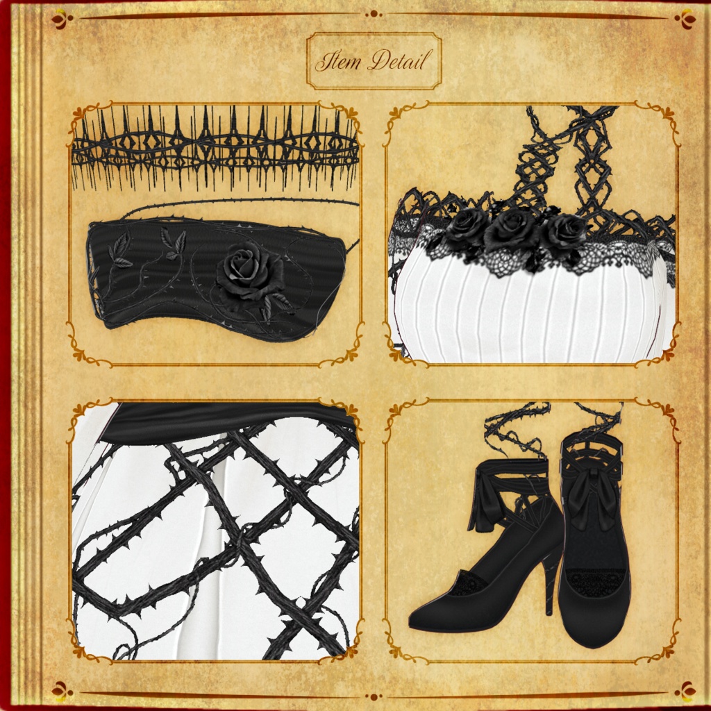 【VRoid】Briar-Rose『いばら姫』【テクスチャ】