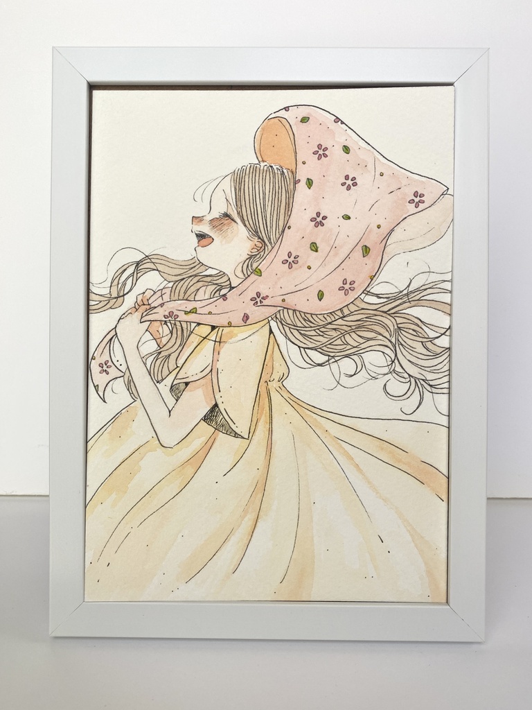 原画「ただ自由に笑っていたいの」