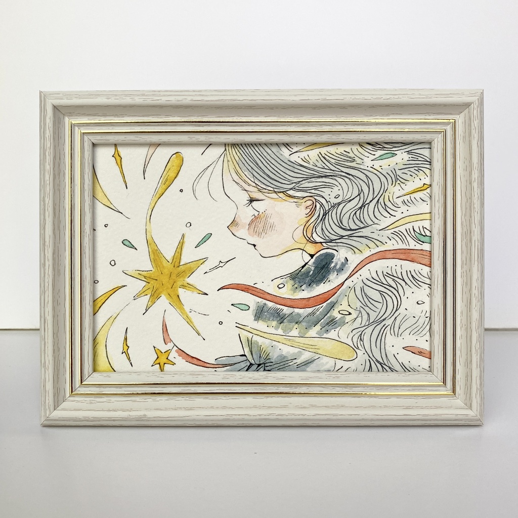 原画「しりたいの、この星の秘密を」