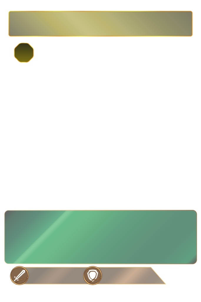 【PNG版】汎用カードフレーム素材(手軽に使える/カードゲーム用)