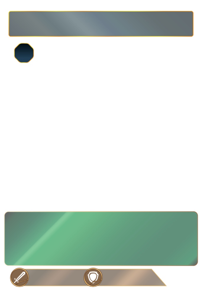 【PNG版】汎用カードフレーム素材(手軽に使える/カードゲーム用)