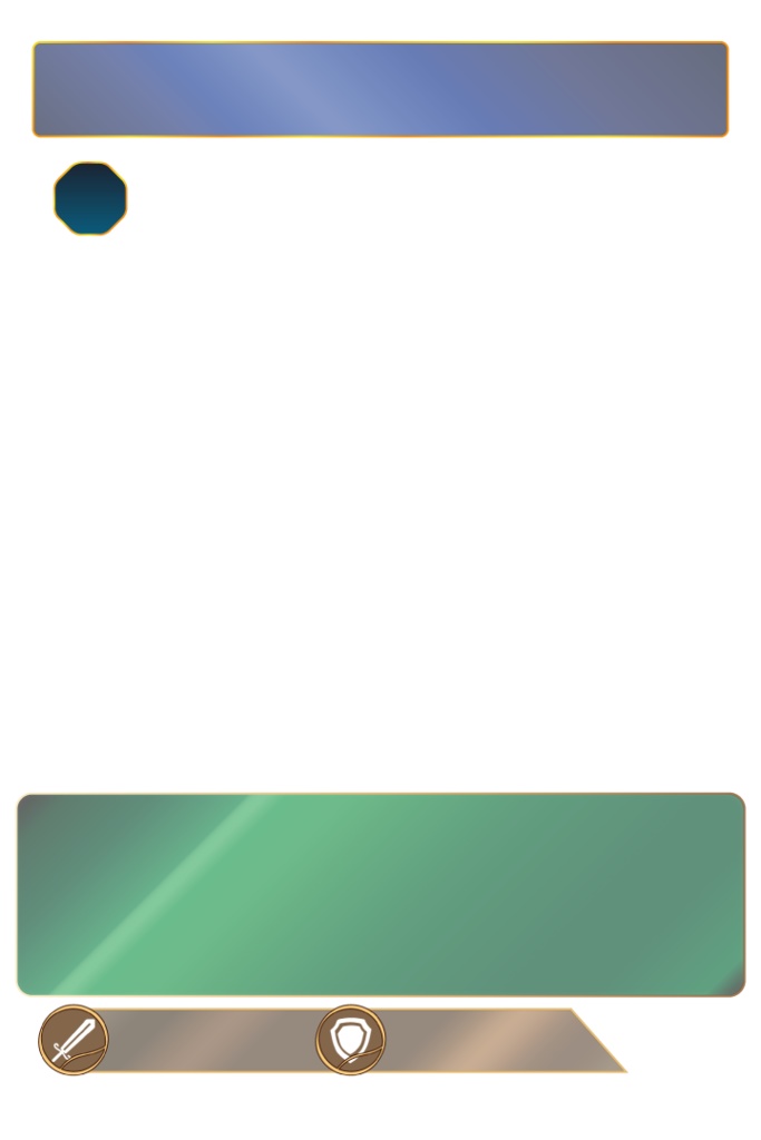 【PNG版】汎用カードフレーム素材(手軽に使える/カードゲーム用)