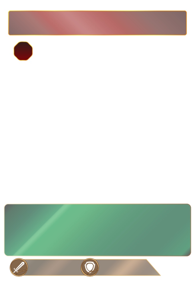 【PNG版】汎用カードフレーム素材(手軽に使える/カードゲーム用)