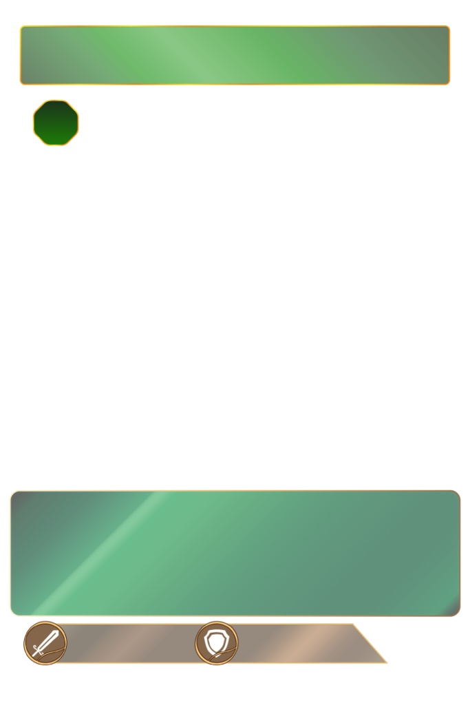 【PNG版】汎用カードフレーム素材(手軽に使える/カードゲーム用)