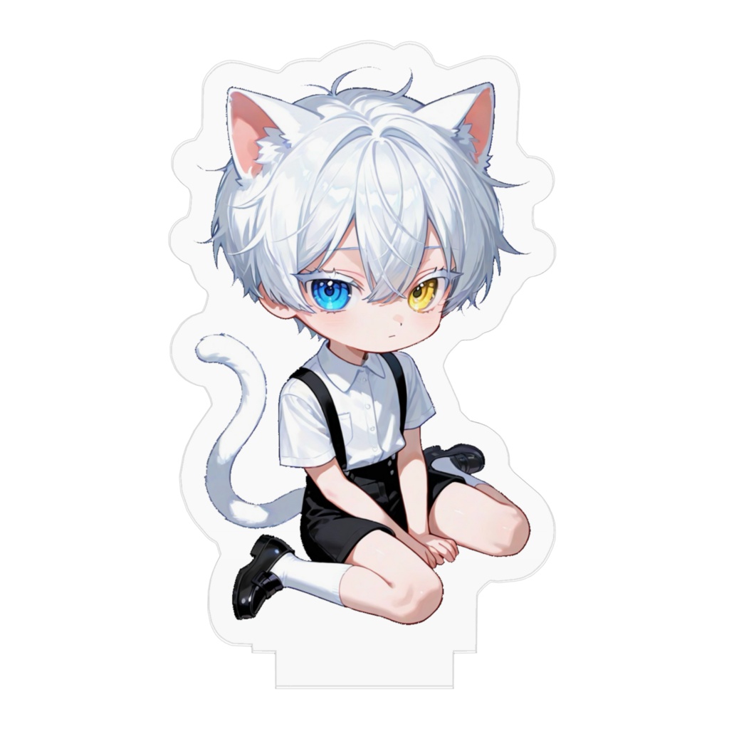 シロ ミニキャラアクリルスタンド