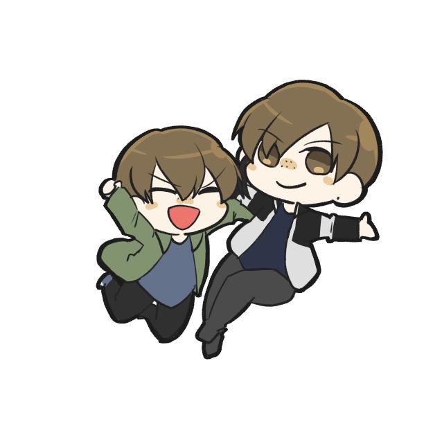 探索者 ”雑賀兄弟” のアクリルキーホルダー